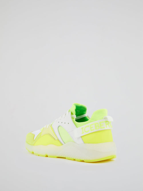 Neon Yellow Low Top Sneakers