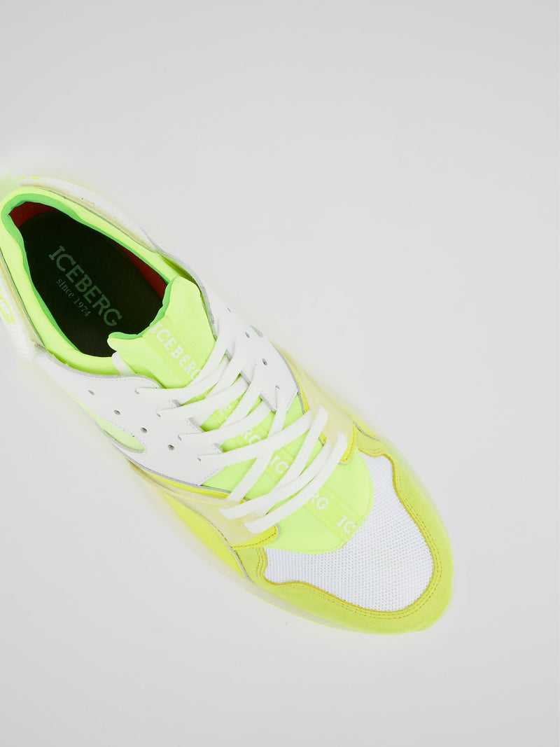 Neon Yellow Low Top Sneakers