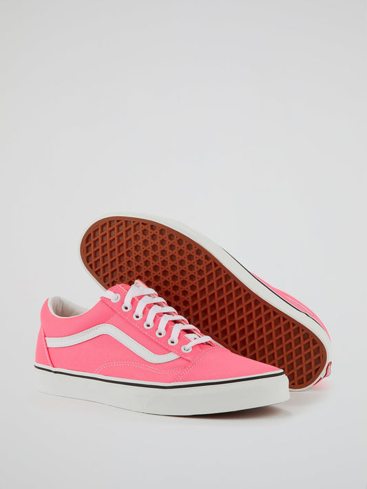 Neon Pink Old Skool Sneakers