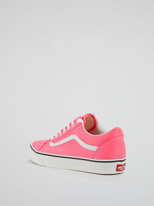 Neon Pink Old Skool Sneakers