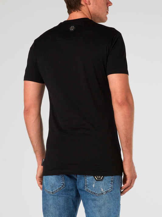 SS Plein Star Black Studded T-Shirt