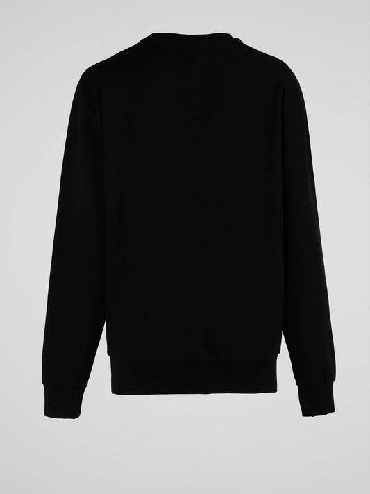 Ashburton Black Crewneck Sweatshirt