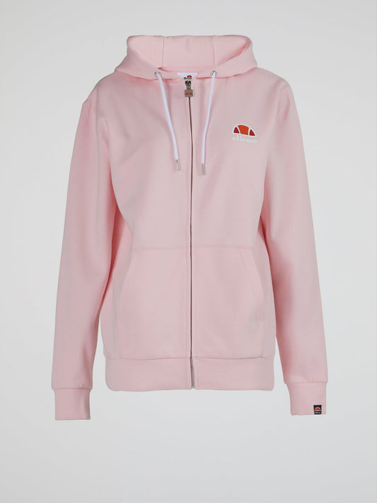 Daje FZ Pink Hooded Sweatshirt