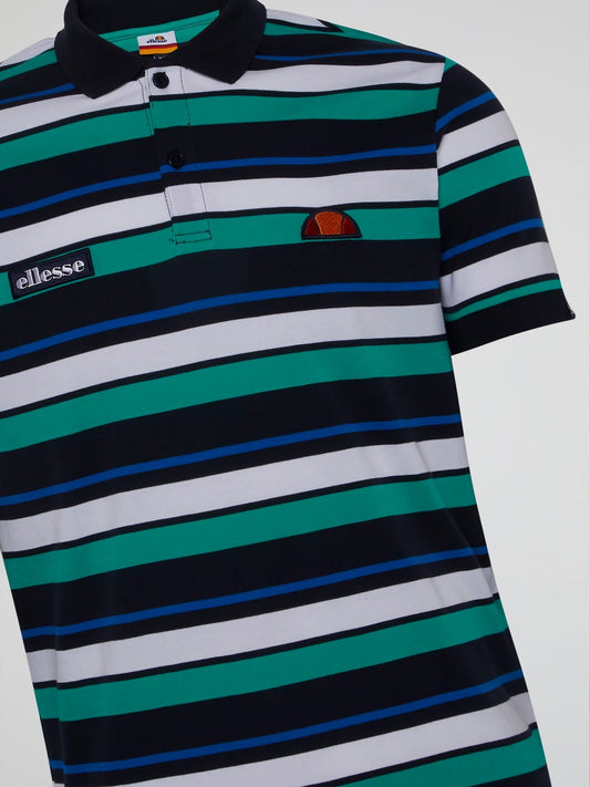 Concrete Striped Polo Shirt