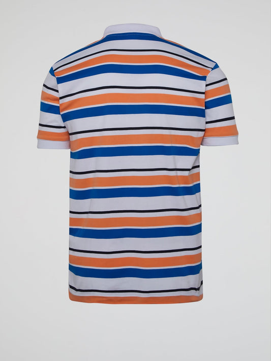 Concrete Striped Polo Shirt