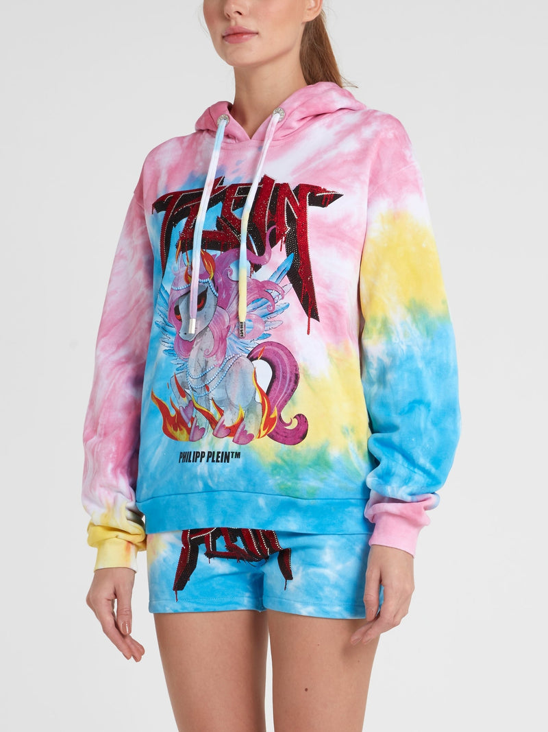 Unicorn Tie Dye Hoodie