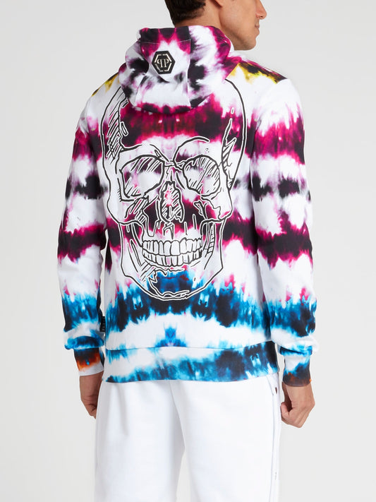 Tie Dye Drawstring Hoodie