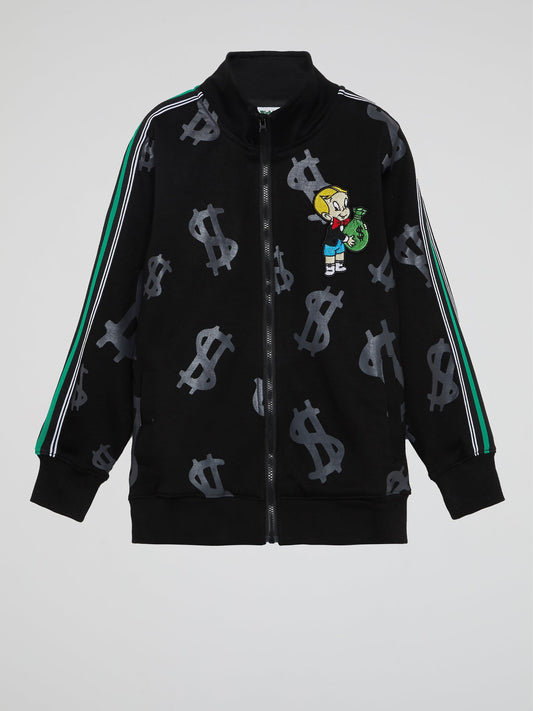 Richie Rich Black Track Pants (Kids)
