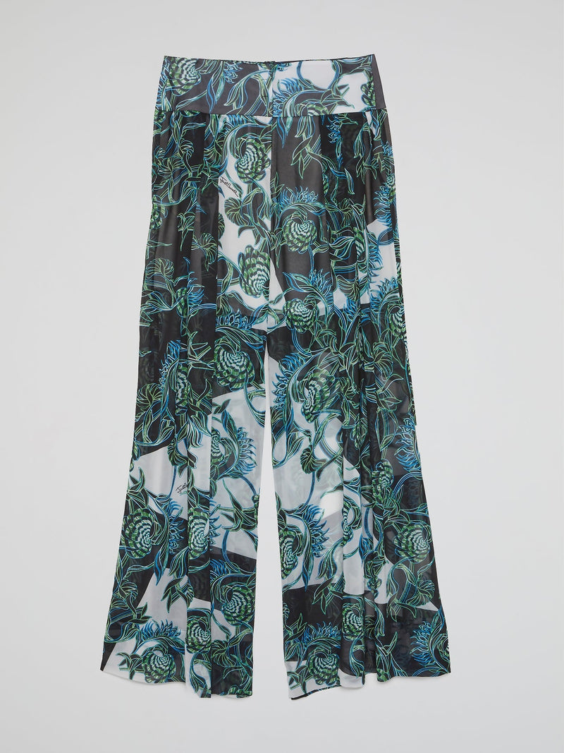 Floral Print Palazzo Pants