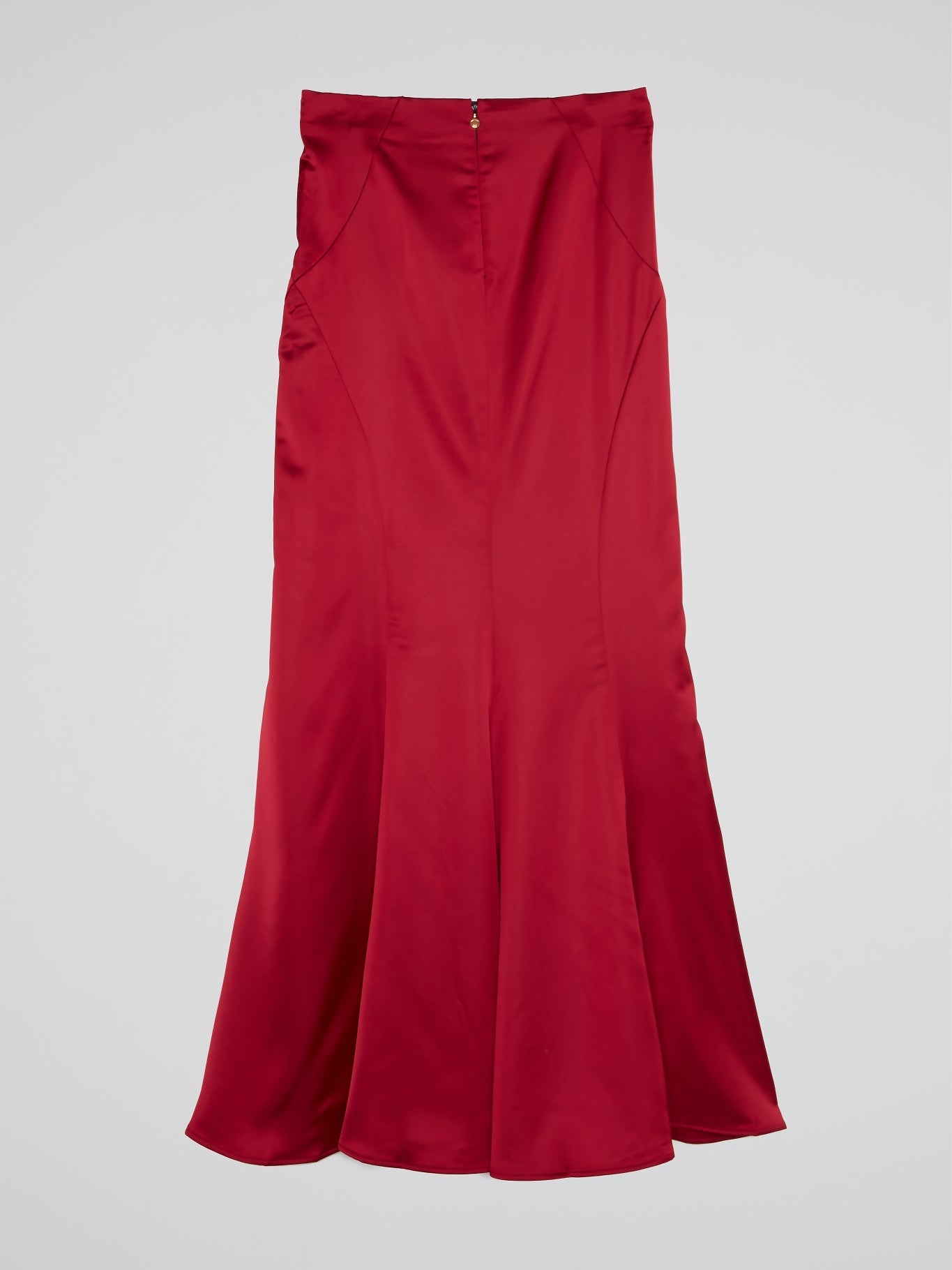 Red Godet Maxi Skirts