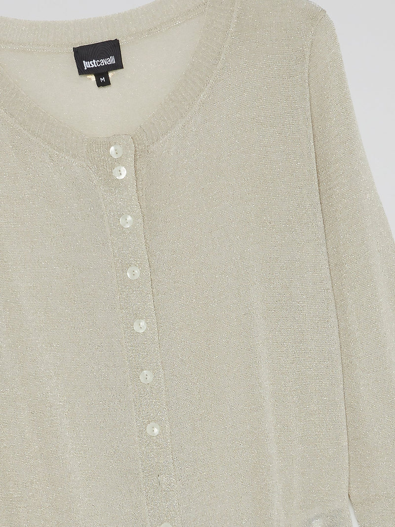 Ribbed Button Up Cardigan