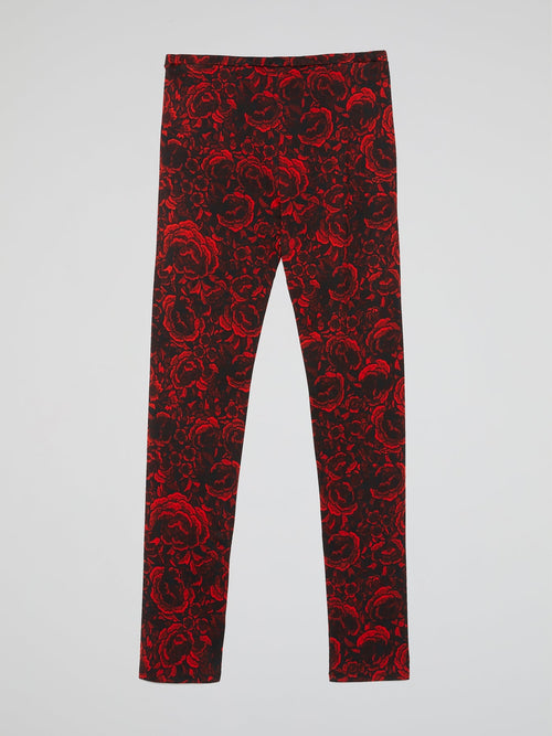 Rose Printed Leggings