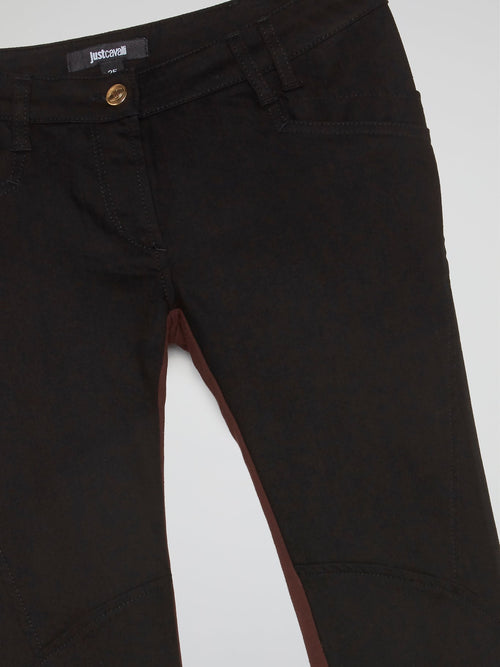 Two-Tone Slim Fit Jeans