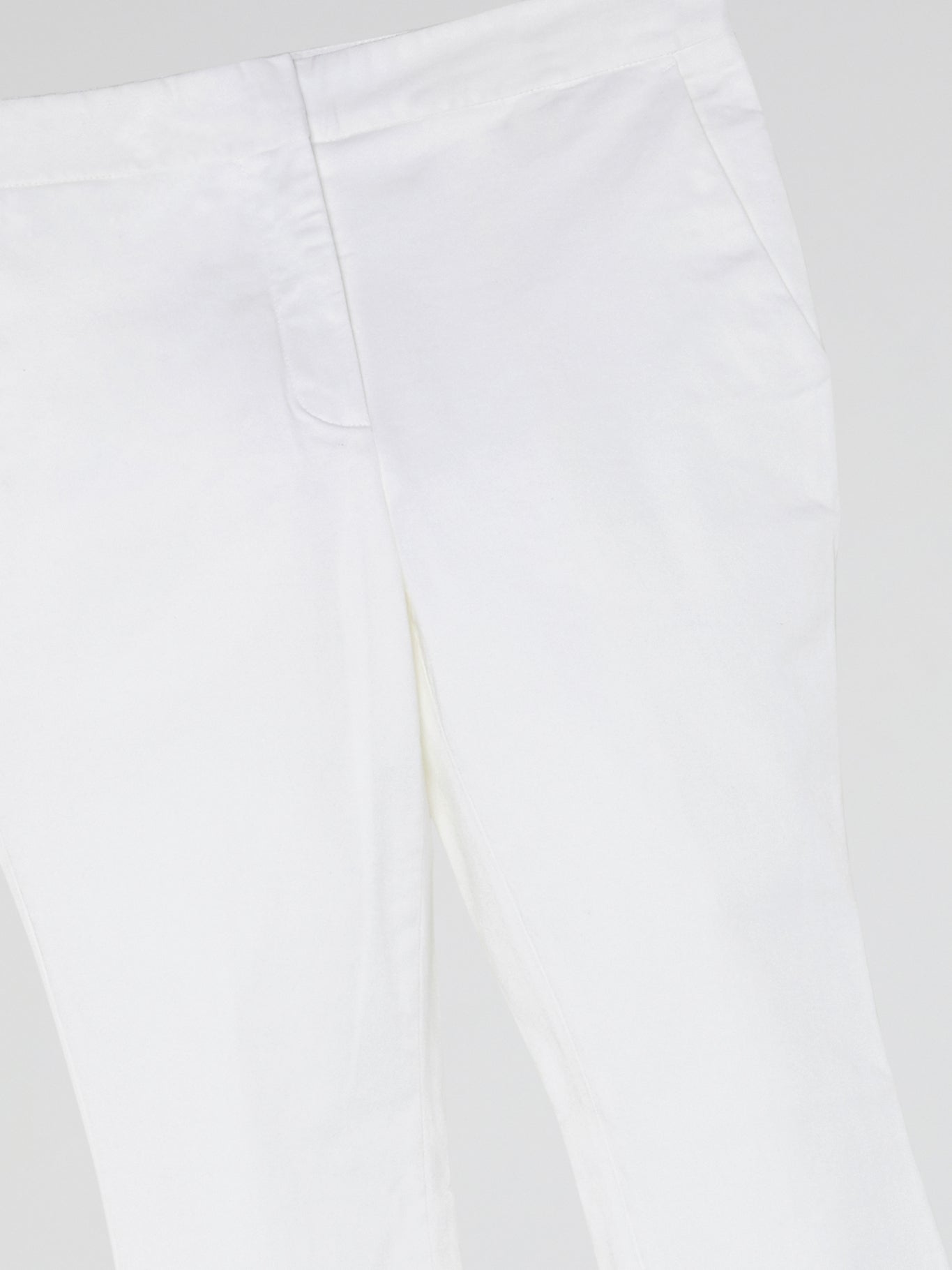 White Cropped Pants