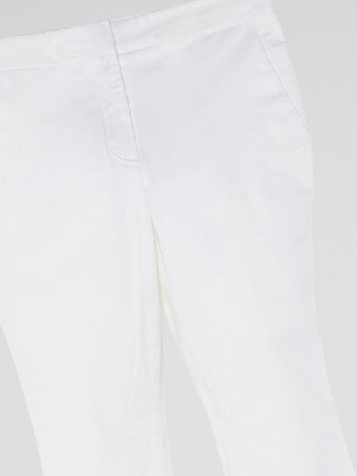 White Cropped Pants