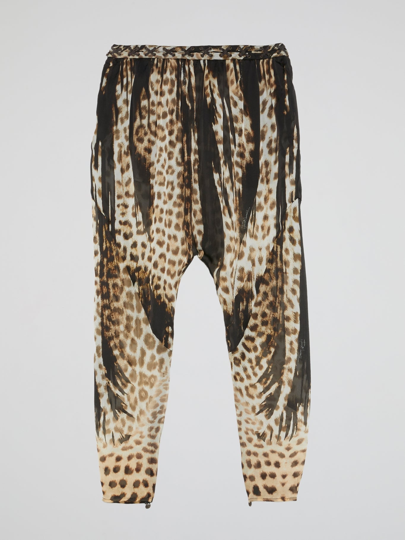 Leopard Print Harem Pants