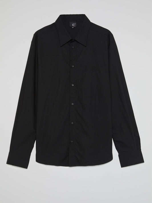 Black Long Sleeve Oversized Shirt