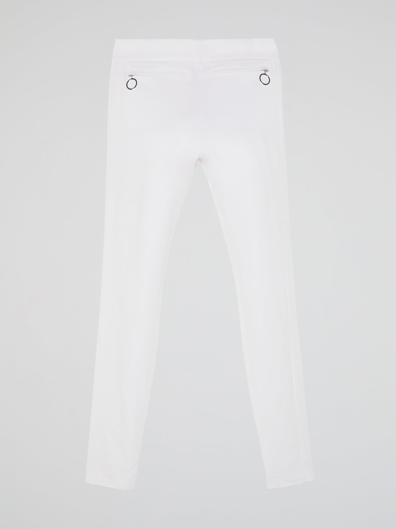 White Skinny Leg Trousers