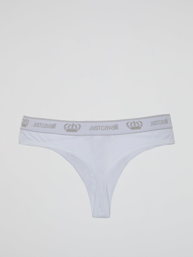 White Logo Band Underwear