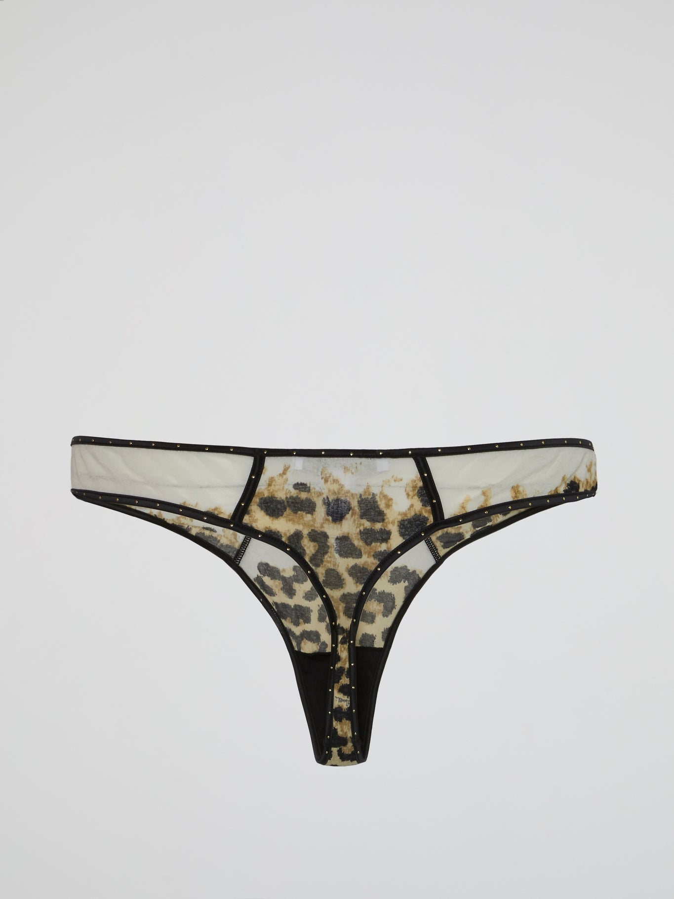 Leopard Print Thongs