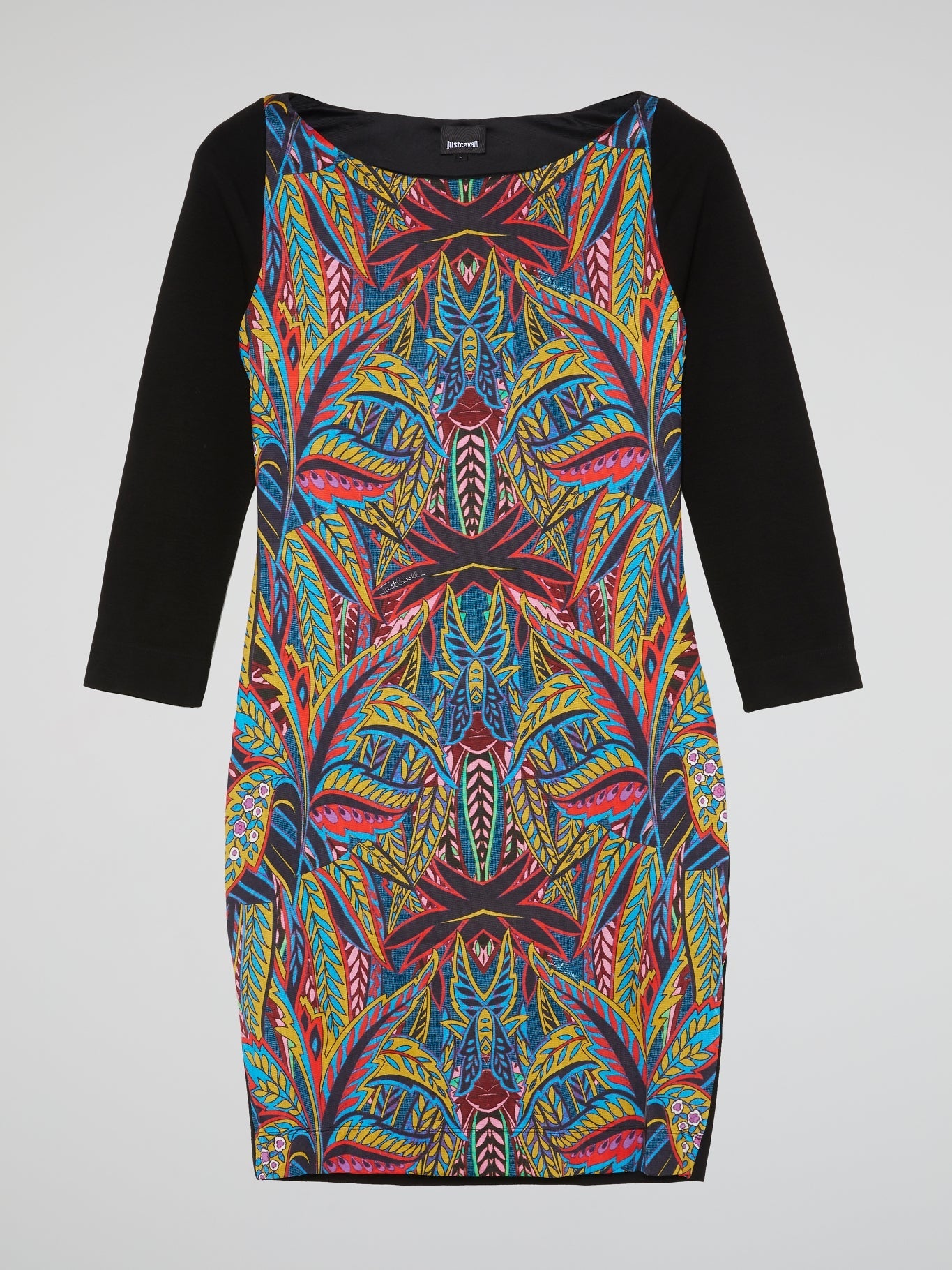 Pattern Print Sheath Dress