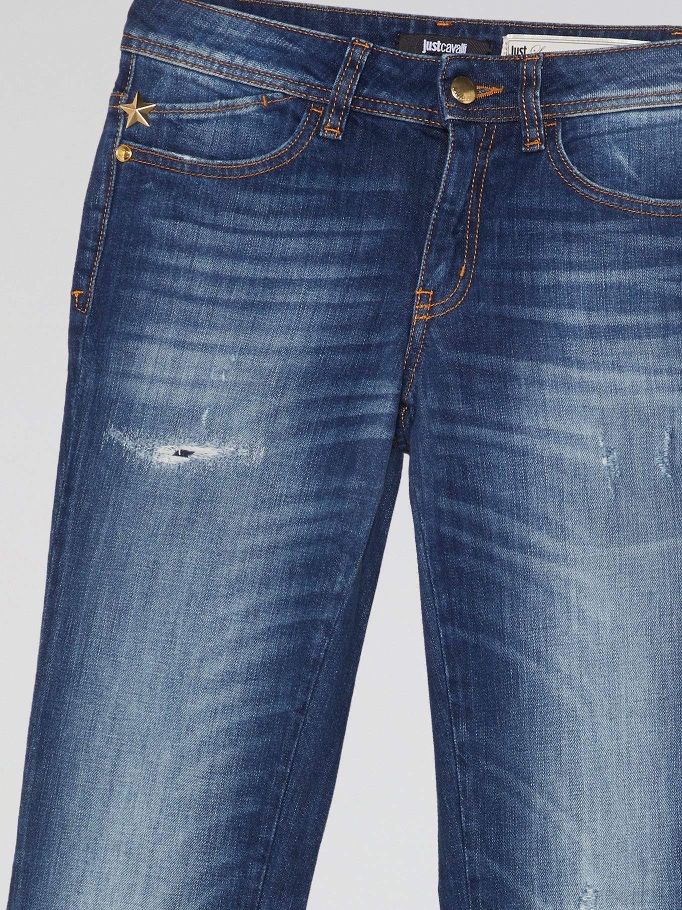 Blue Distressed Jeans