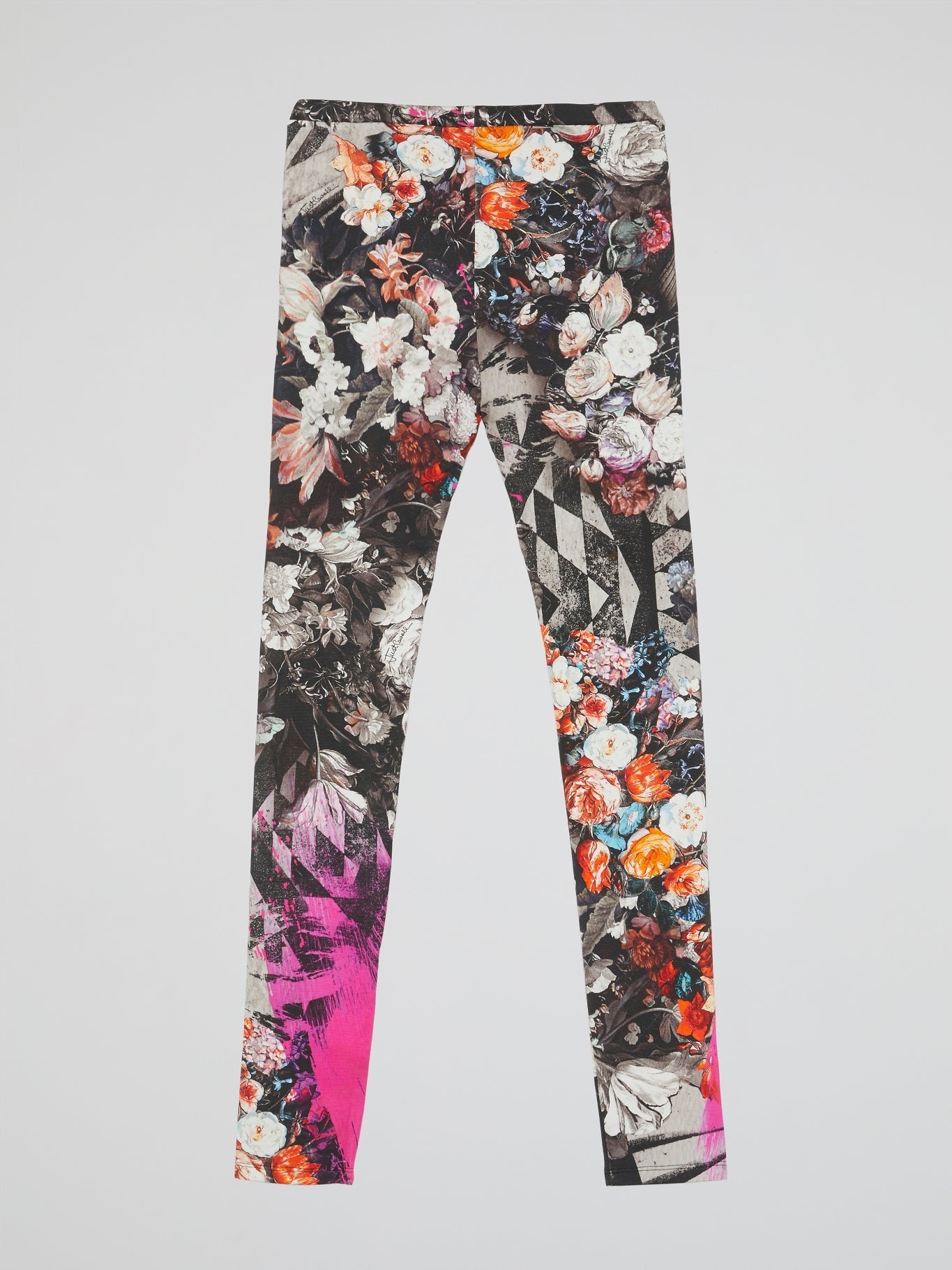 Graphic Floral Print Leggings