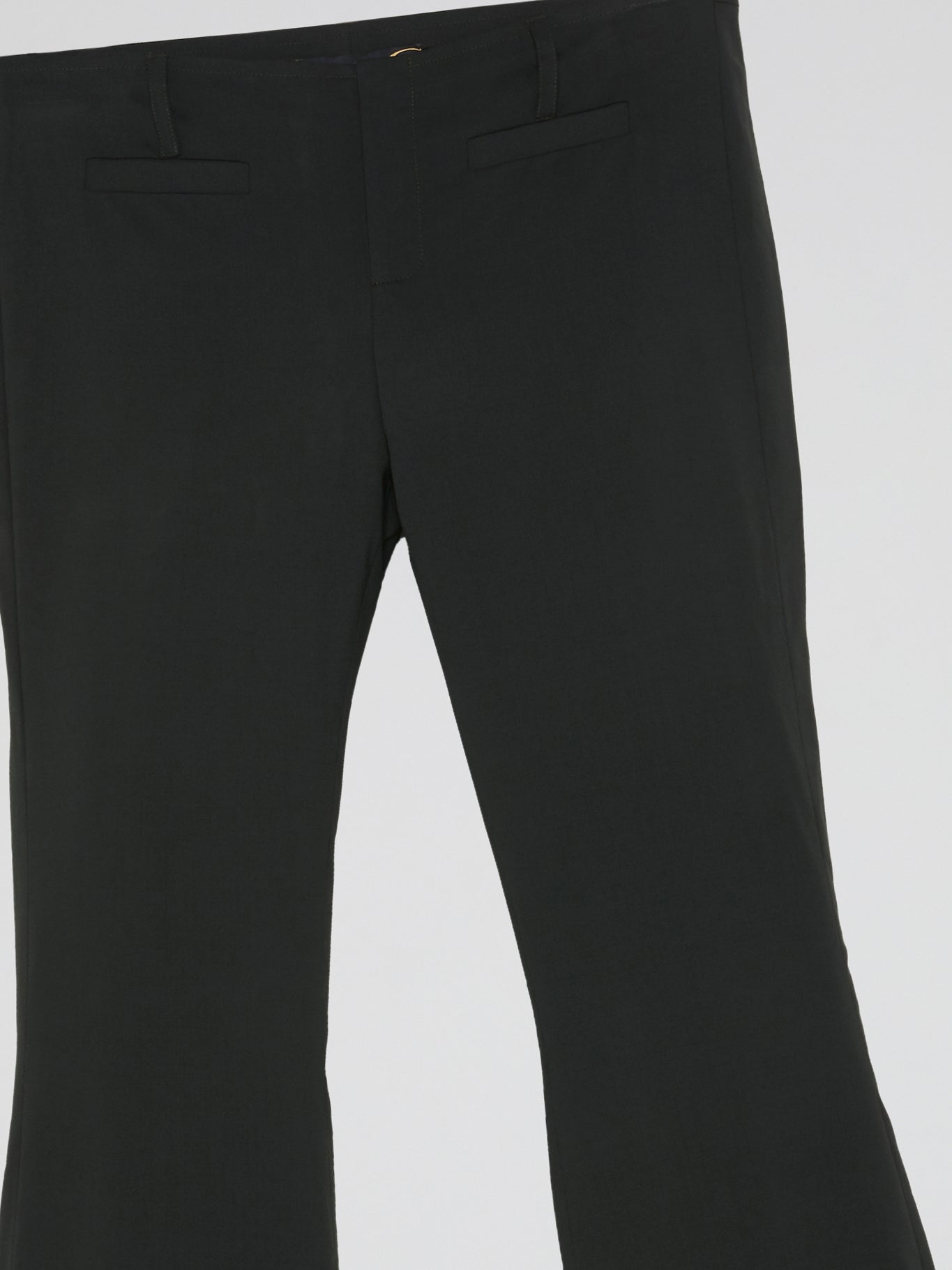 Black Bell Bottom Pants