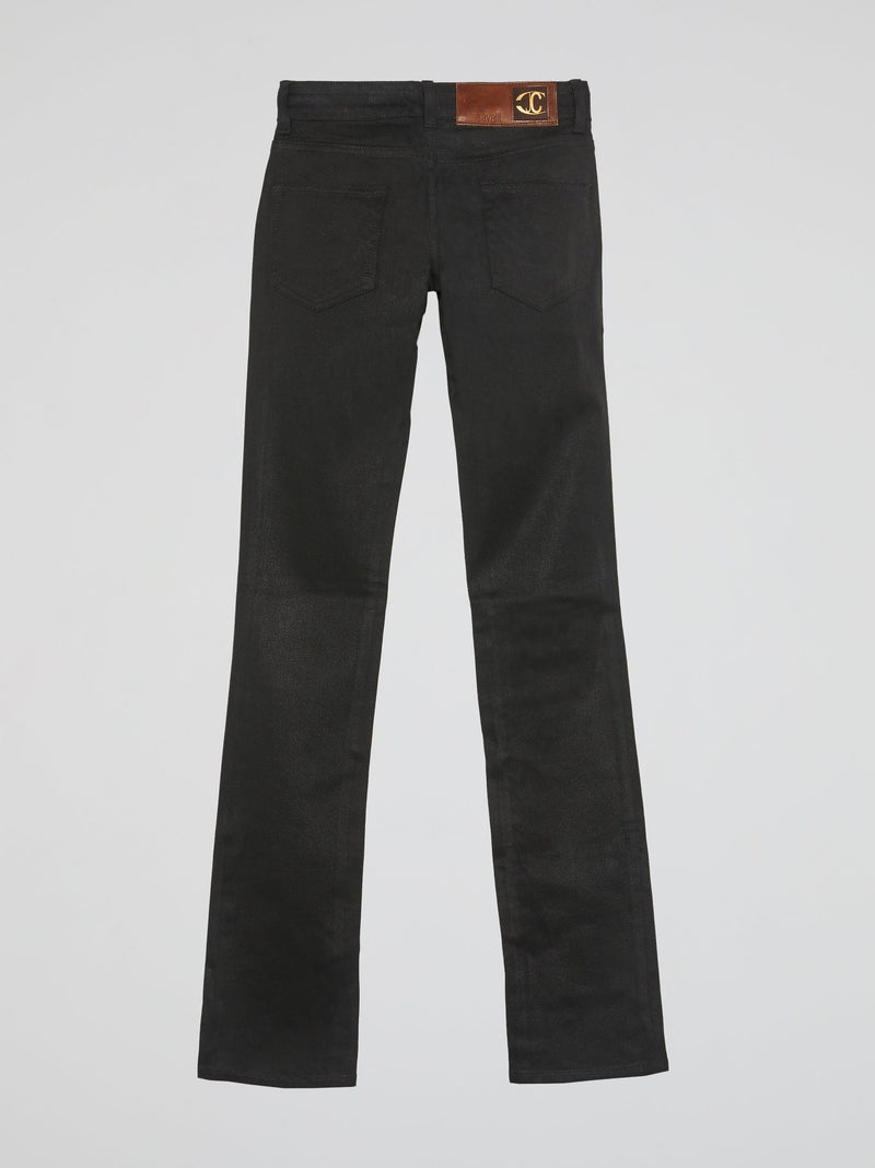 Black Straight Leg Jeans