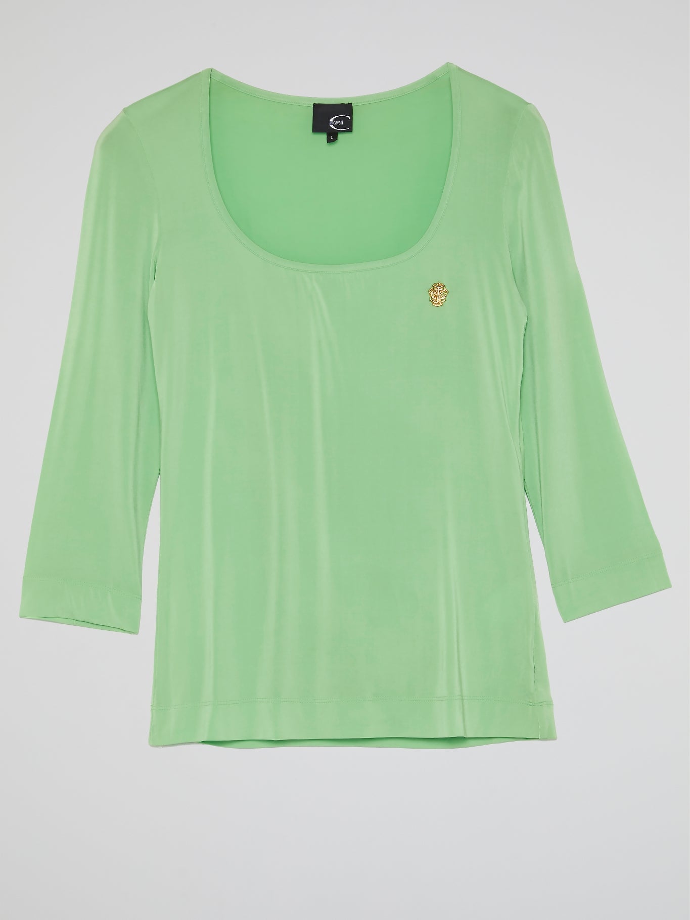 Green Scoop Neck Top