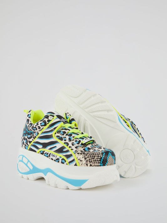 Animal Print Chunky Sneakers