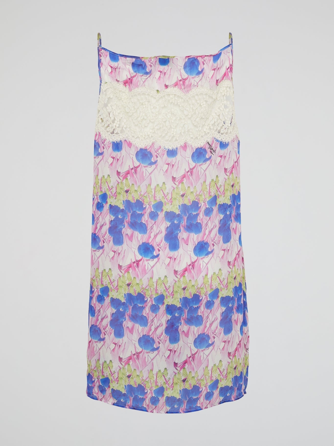 Floral Print Bateau Neck Dress