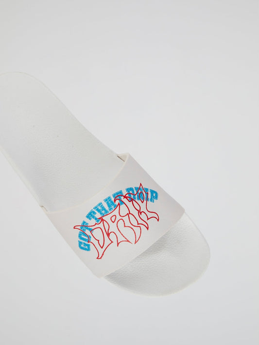 White Statement Print Slides
