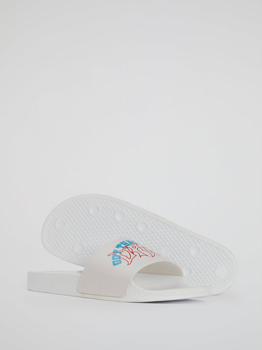 White Statement Print Slides