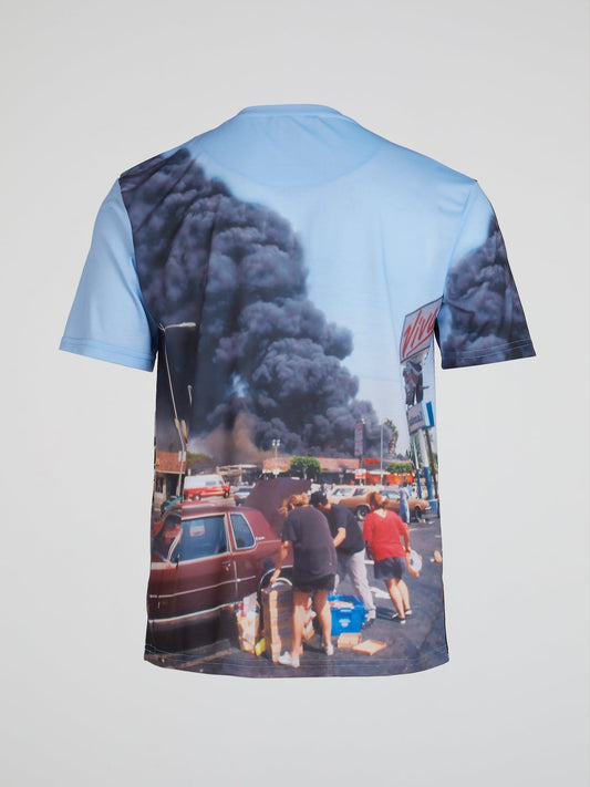 Graphic Print Crewneck T-Shirt