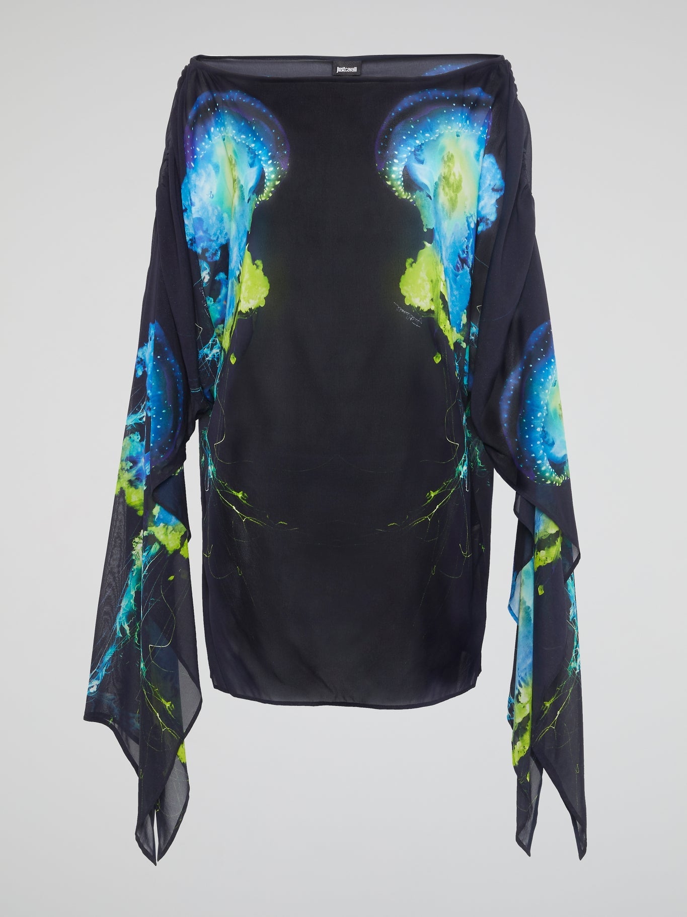 Jellyfish Print Short Kaftan