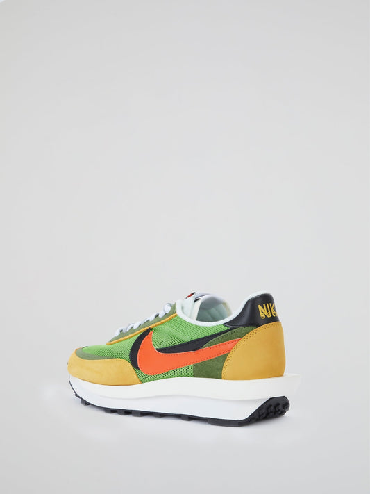 Sacai x LD Waffle Green Gusto Sneakers