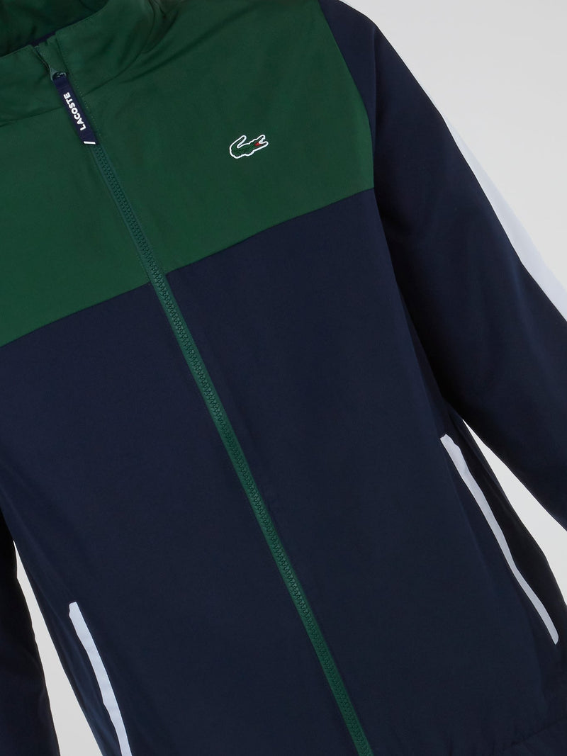 Navy Contrast Detail Tracksuit