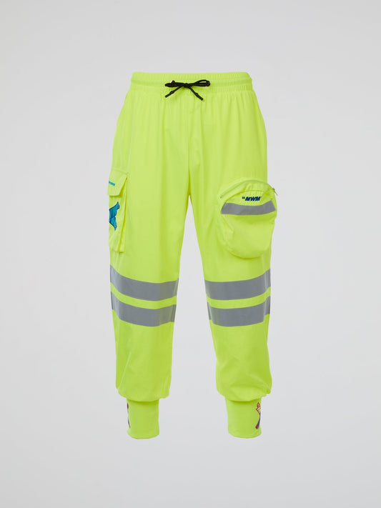 Yellow Cargo Sweatpants