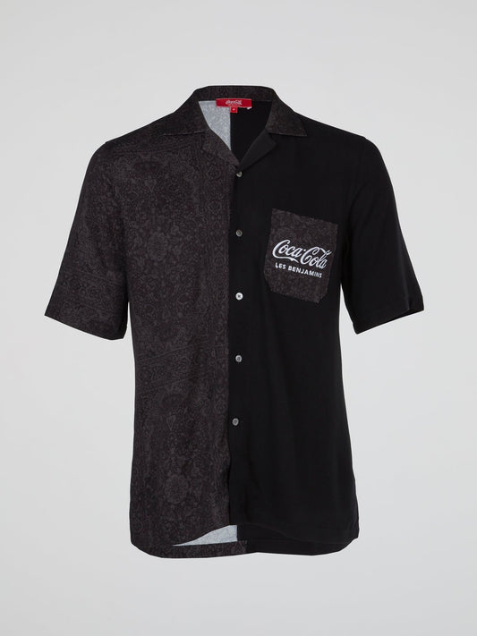 Les Benjamins x Coca-Cola Paisley Panel Shirt