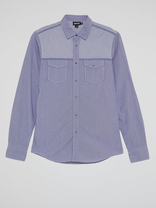 Purple Yoke Shirt