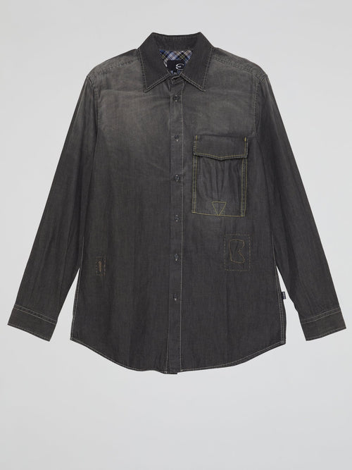 Black Washed Shirt