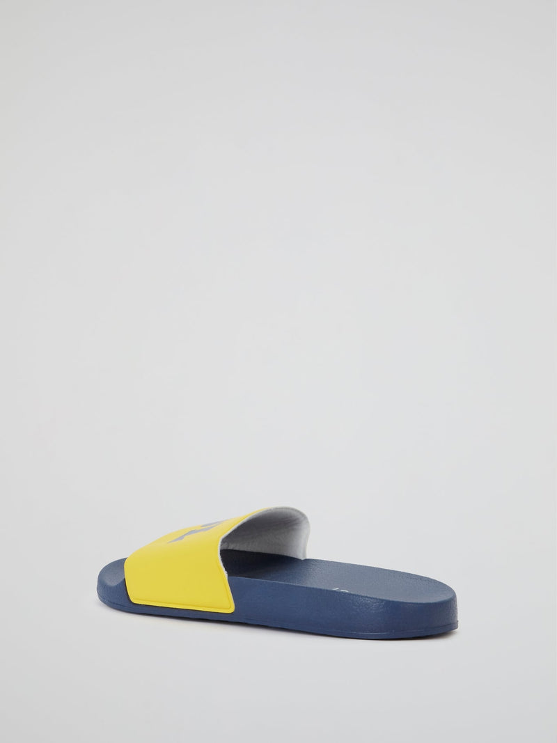 Colour Block Bathroom Slippers