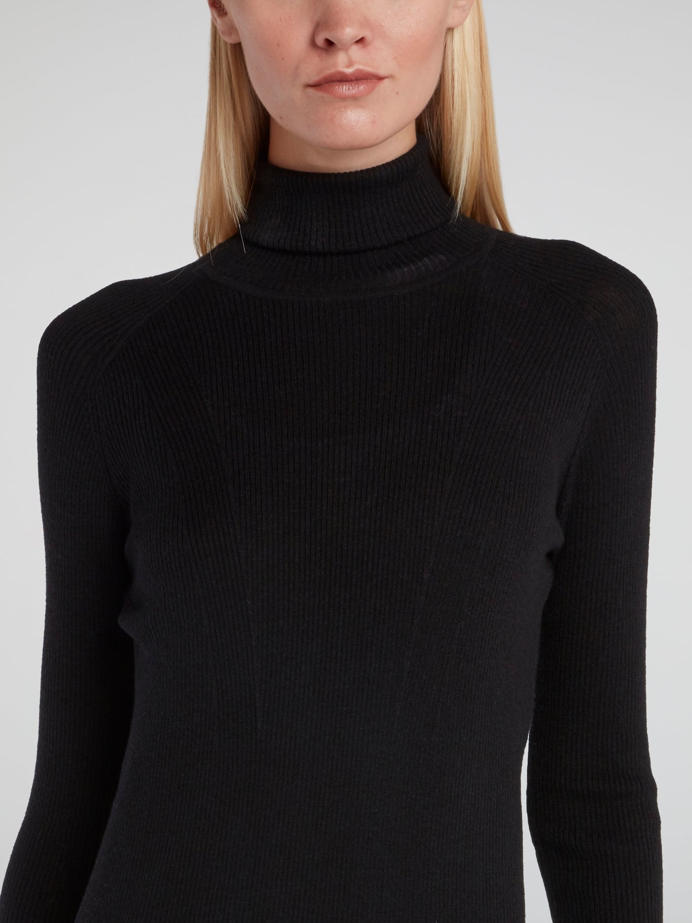 Black Turtleneck Sweater