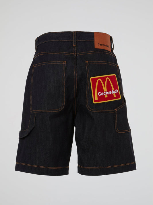 Travis Scott x McDonald's Cj Arches Denim Shorts