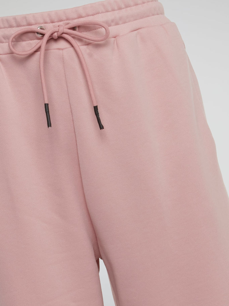 Rose Side Detail Drawstring Track Pants