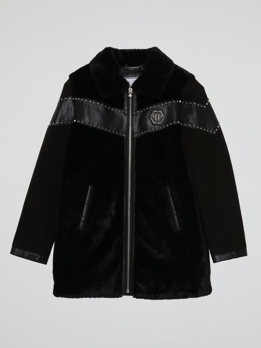 Black Fur Jacket (Kids)