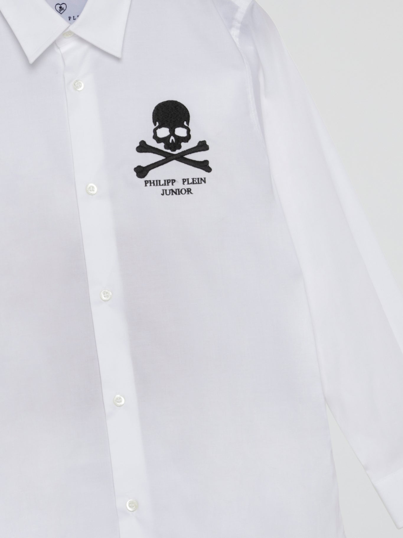 White Skull Print Shirt (Kids)