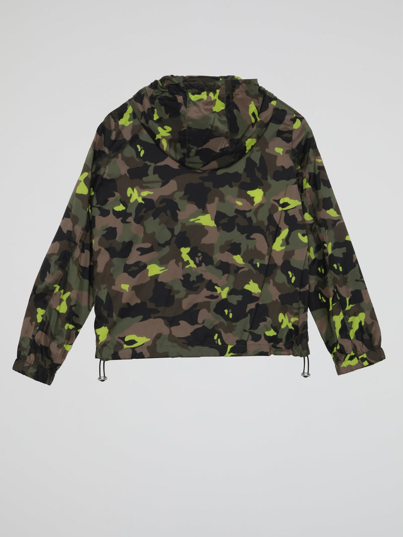 Camo Drawstring Windbreaker (Kids)