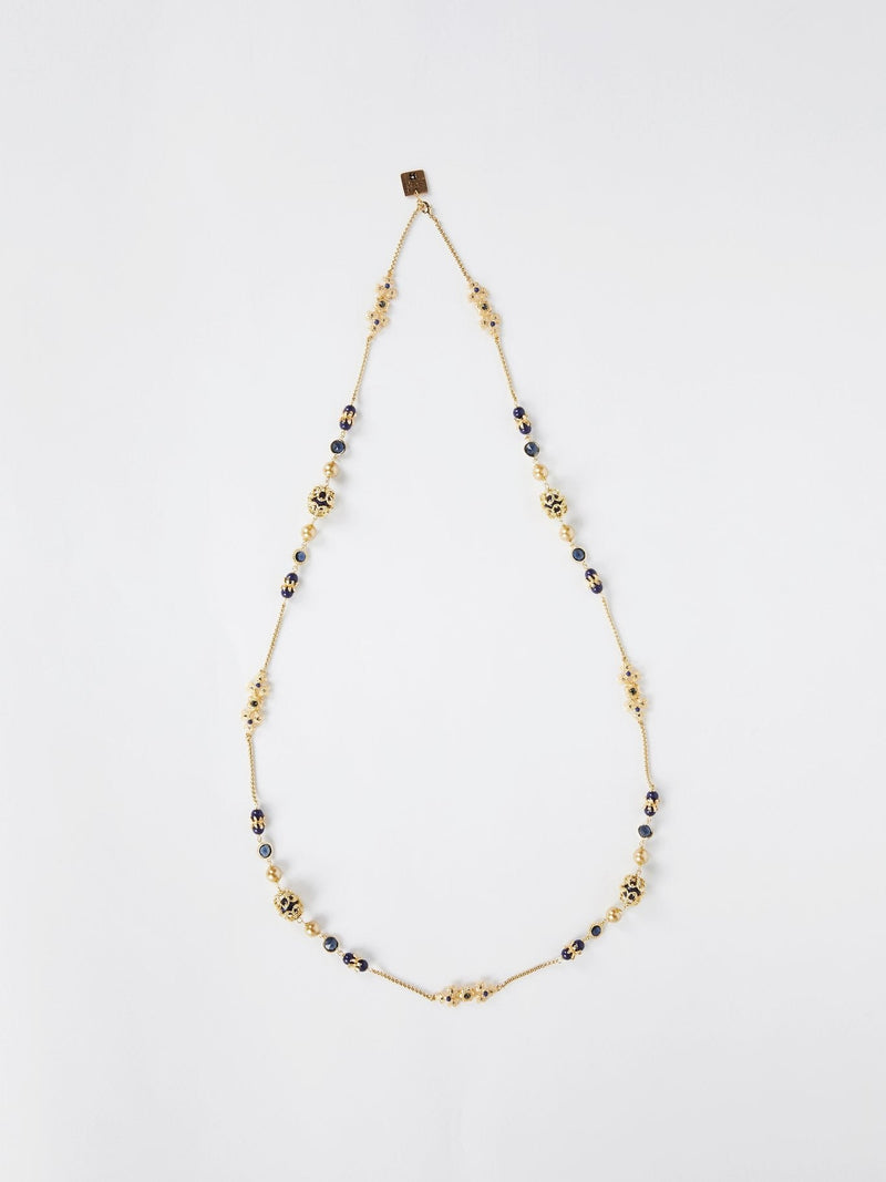 Gold Marine Pearl Necklace